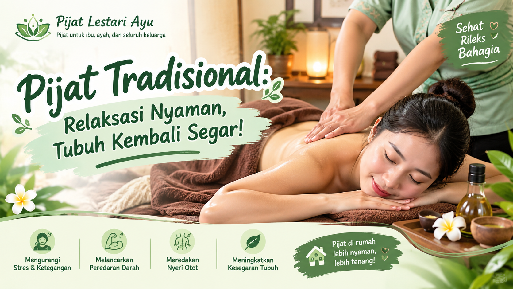 Pijat Tradisional: Relaksasi Nyaman, Tubuh Kembali Segar